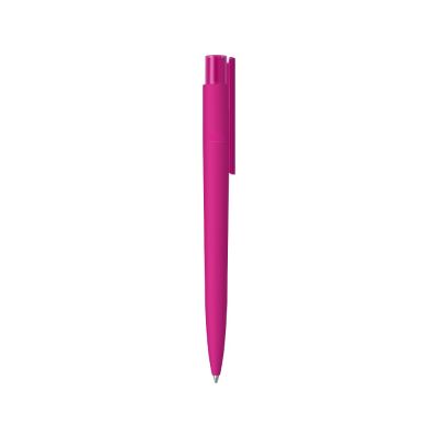 Шариковая ручка RECYCLED PET PEN PRO K transparent GUM soft-touch, розовый-1