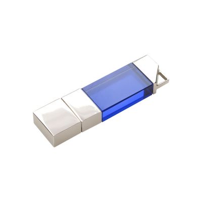 USB-флешка на 32 ГБ, micro USB, синий-0