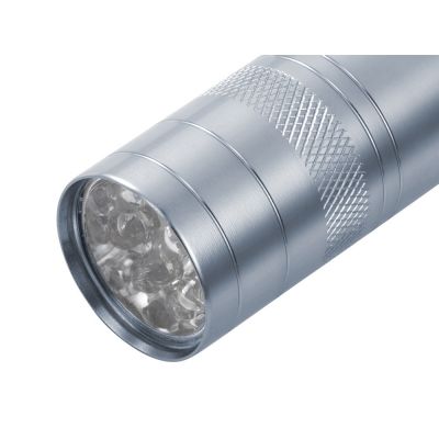 Фонарь с открывалкой Yok, серебристый-3