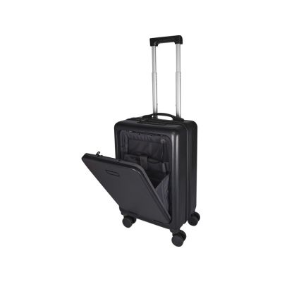 Rover Pro 20-дюймовый чемодан на колесах из материалов, переработанных согласно стандарту GRS, объемом 40 л - сплошной черный-3