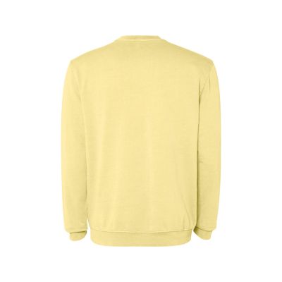 Свитшот Jaya унисекс, солнечно-желтый выстиранный WASHED-1