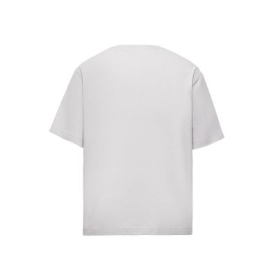 Футболка Kyoto из джерси 180 г/м2 с пич отделкой, унисекс, жемчужный-5
