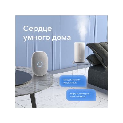 Умная колонка VK Капсула с голосовым помощником Марусей, белый-9