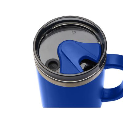 Melbourne кружка 1200 мл, сертифицированная согласно RCS, с соломинкой - Ярко- синий-4