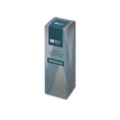 Термос с индикатором температуры Module, 360 мл, красный-8