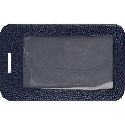 Чехол для пропуска Weekend из ПВХ, темно-синий-1