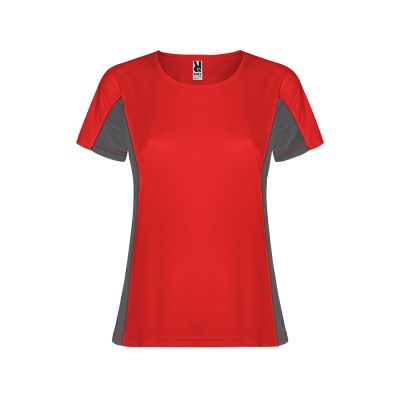 Футболка Shanghai женская, красный/графитовый-0
