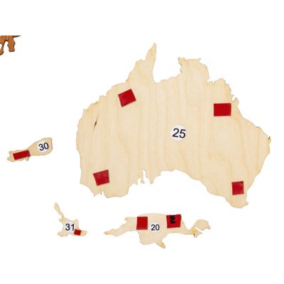 Интерьерная карта мира World-10