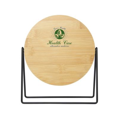 Настольное зеркало в бамбуковой раме Hyrra, natural-3