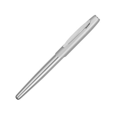 Ручка роллер Roma, серебристый, черные чернила-0