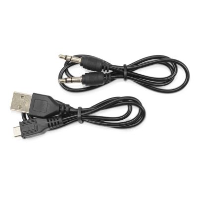 Портативная колонка Cube с подсветкой, черный-7