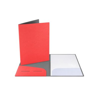 Папка классическая из экокожи Favor, красный-2