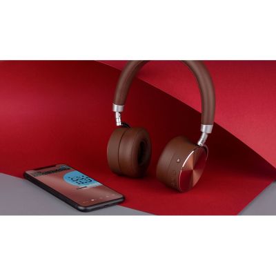 Беспроводные наушники Rombica mysound BH-13 Brown ANC, коричневый-7