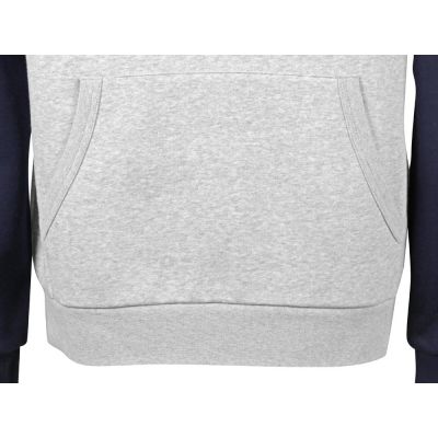 Толстовка с капюшоном Dublin мужская, темно-синий/серый меланж-9