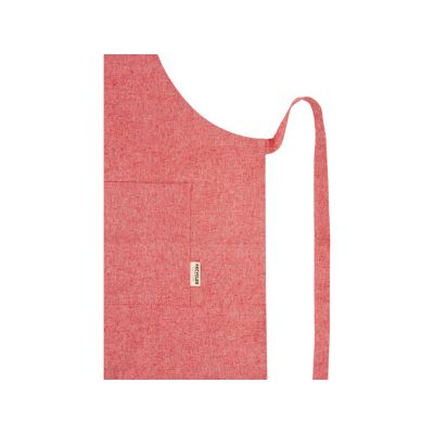 Pheebs 200 g/m2 recycled cotton apron, красный яркий-2