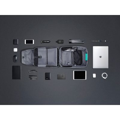 Водостойкий антикражный рюкзак Clickpack для ноутбука 15.6, черный-16