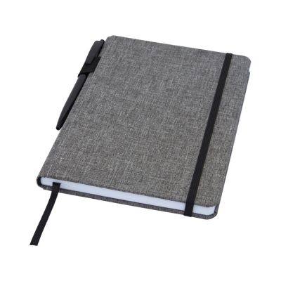Блокнот Orin, формат А5, из переработанного ПЭТ, серый яркий-3
