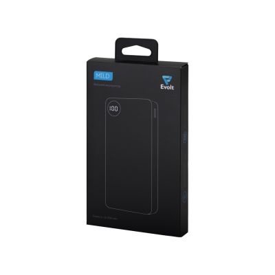 Внешний аккумулятор с дисплеем Mild, 10 000 mAh, красный-9