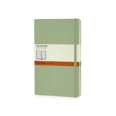 Записная книжка Moleskine Classic (в линейку) в твердой обложке, Large (13х21см), фисташковый-0