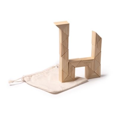 Деревянный пазл-головоломка NOKIT из 24 частей.-0