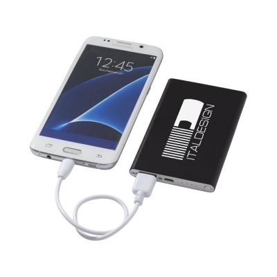 Портативное зарядное устройство Pep 4000 mAh, черный-7