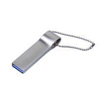 USB 2.0-флешка на 16 Гб с мини чипом, компактный дизайн, боковое отверстие для цепочки