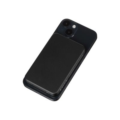 Магнитный беспроводной внешний аккумулятор Razor, 5000 mAh, металл, черный-5