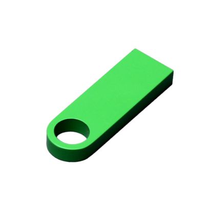 USB 3.0-флешка на 16 Гб с мини чипом и круглым отверстием, зеленый-1