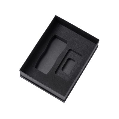 Подарочный набор c термокружкой С1 и повербанком С2, темно-синий-2