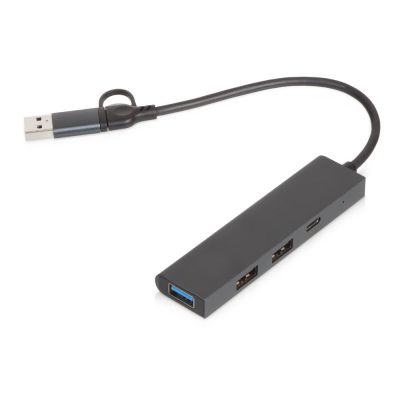 USB-концентратор Command, серый-0