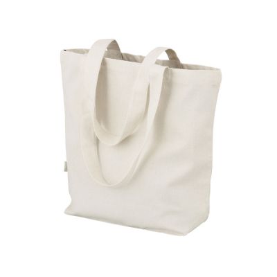 Сумка для шоппинга Cotton из переработанного хлопка 280 г, натуральный-0