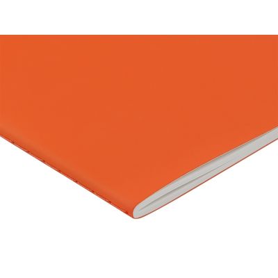 Тетрадь с каменной бумагой А5 Carrara 40 л., линейка, оранжевый-2