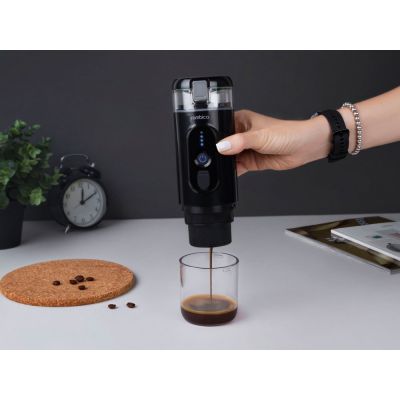 Портативная кофемашина Rombica Barista 2 Black с логотипом Rombica-6