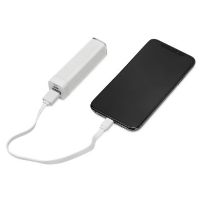 Портативное зарядное устройство Ангра, 2200 mAh, белый-1