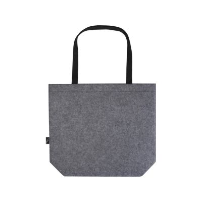 Эко-сумка фетровая Felta с широким дном , серый-2