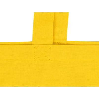 Сумка для шопинга Carryme 140 хлопковая, 140 г/м2, желтый-4