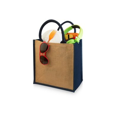 Сумка подарочная Hindy, натуральный/темно-синий-2