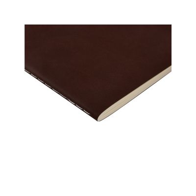 Бизнес тетрадь А5 Megapolis flex 60 л. soft touch клетка, коричневый-2