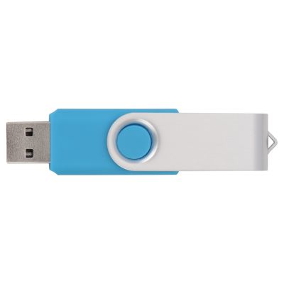 Флеш-карта USB 2.0 8 ГБ Квебек, голубой-3