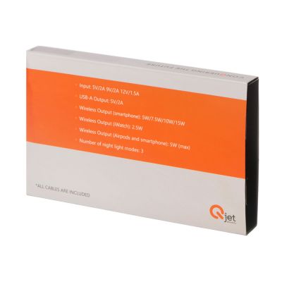 Беспроводная зарядная станция 3-в-1 MajestIQ, 15 Вт-14