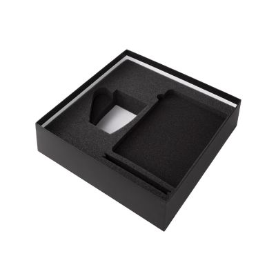 Подарочный набор с блокнотом С2, металлической ручкой и кружкой, желтый-2