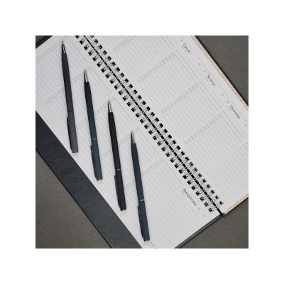 Ручка шариковая автоматическая BrunoVisconti® PALERMO цвет корпуса графитовый, soft-touch, 0.7 мм-5