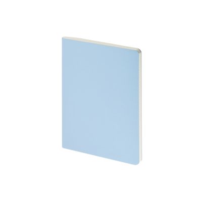 Бизнес тетрадь А5 Megapolis flex 60 л. soft touch клетка, зефирный голубой-0