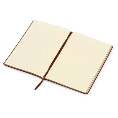 Блокнот А5 Fabrizio, 80 листов, цветной срез, коричневый-2