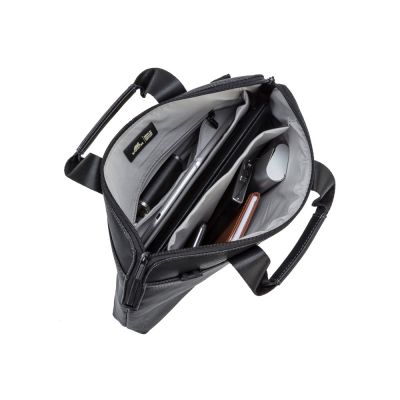 Сумка для ноутбука 13.3 из кожзама 8920, черный-10