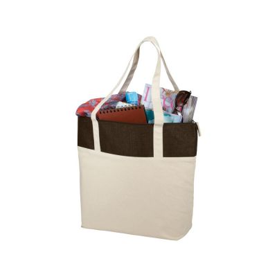 Сумка на молнии, натуральный/коричневый-1