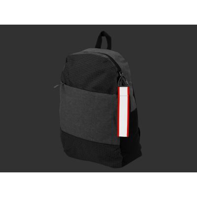 Светоотражающий брелок Reflector, серебристый/красный-3