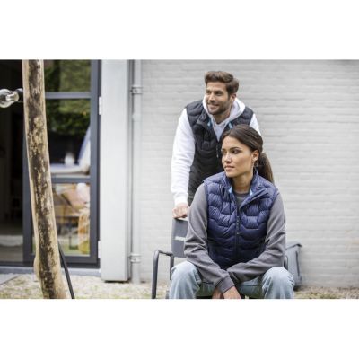 Женская утепленная телогрейка Epidote из материалов, переработанных по стандарту GRS - Темно - синий-8