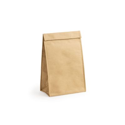 Сумка-холодильник KEMER из ламинированной бумаги, бежевый-0