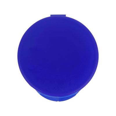 Силиконовая трубочка Fresh в пластиковом кейсе, синий-4